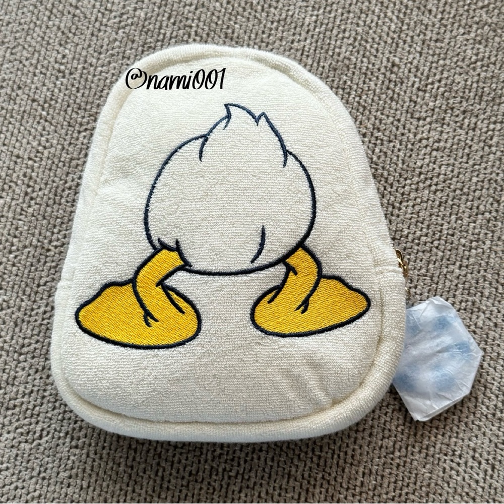 Donald Duck Beige Canvas Pouch - Picture 3 of 6
